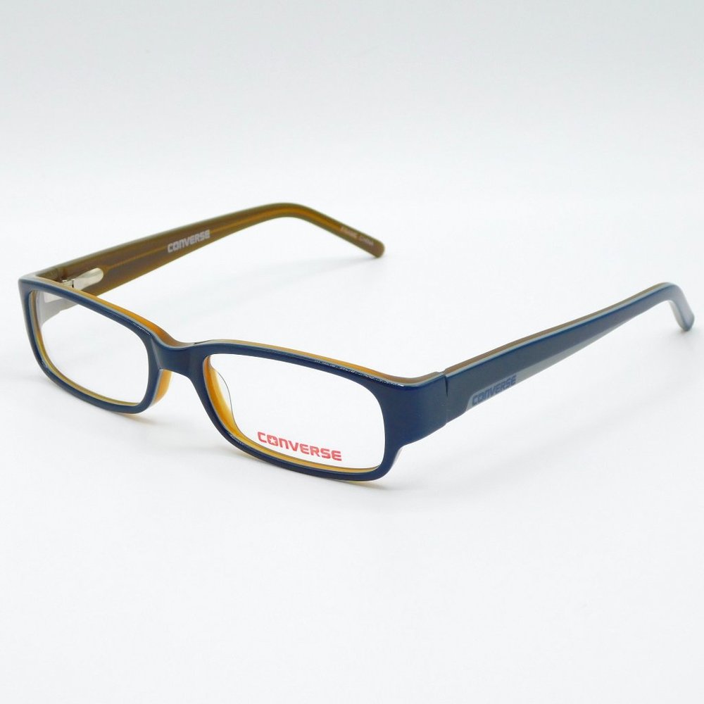 BRAND NEW CONVERSE WHY NAVY EYEGLASSES FRAME UNISEX KIDS RX 47-15-125 W/…